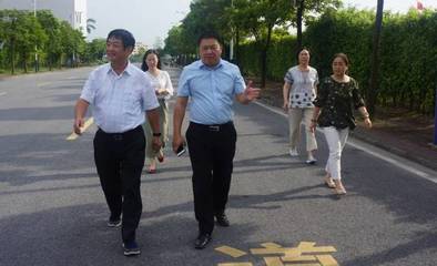 曹振雷主任考察南海西樵衛生用品產業集群地，參觀廣東昱升龍頭企業